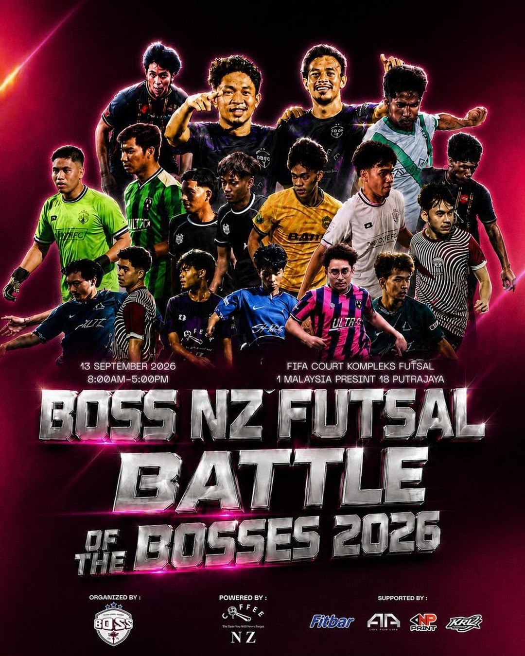 Battle of the Bosses 2026 tournament poster